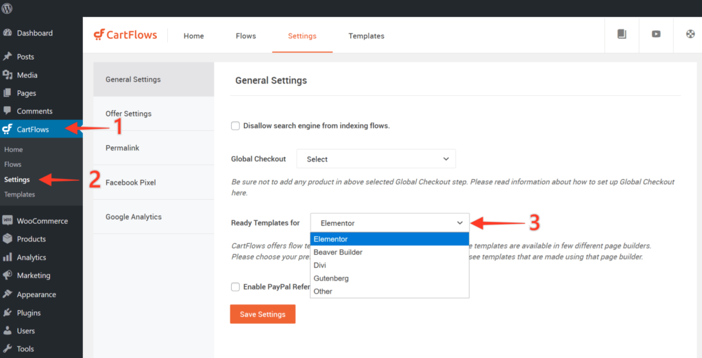 How to Import the Ready-Made Templates for Flows and Steps in CartFlows - 1