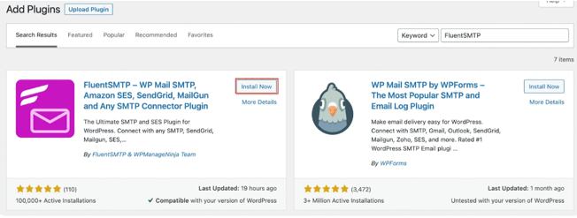 WordPress plugin selection